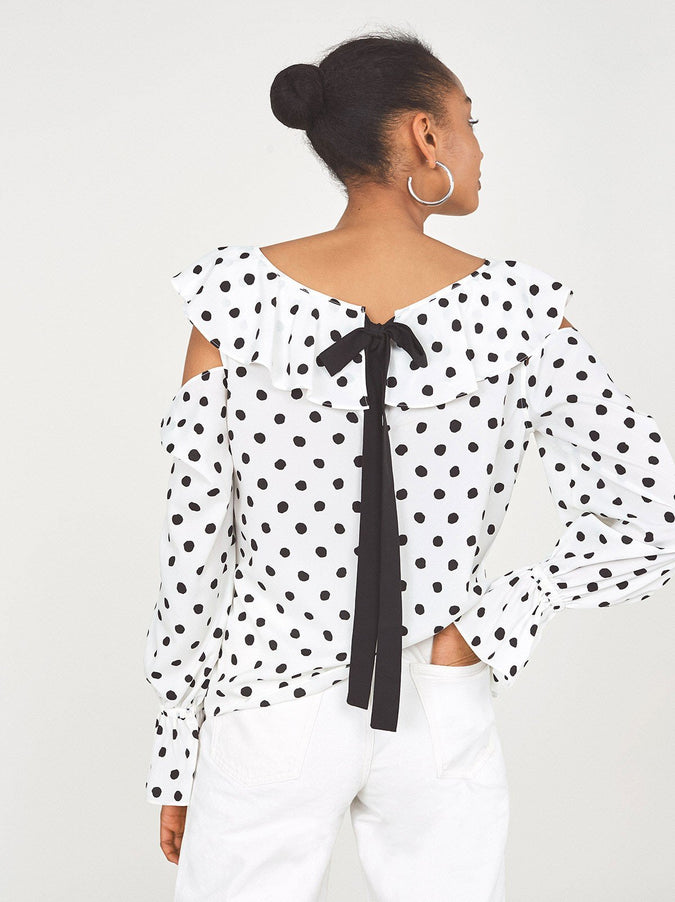 Susan Frill Polka Dot Top