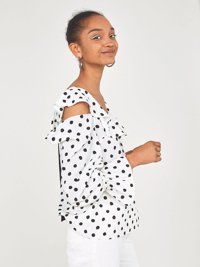 Susan Frill Polka Dot Top