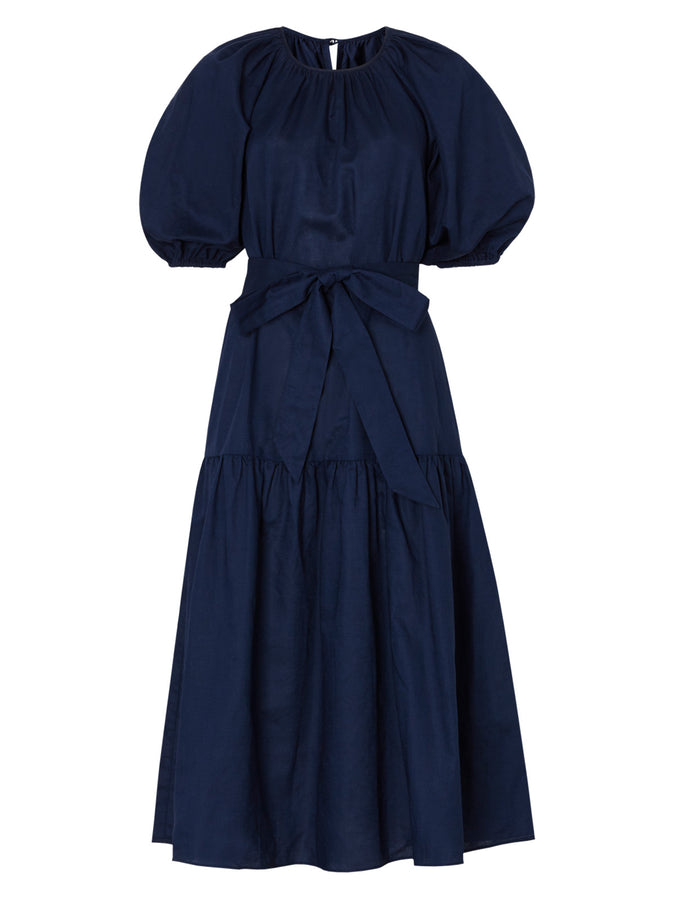 Titiana Navy Smock Dress by KITRI Studio