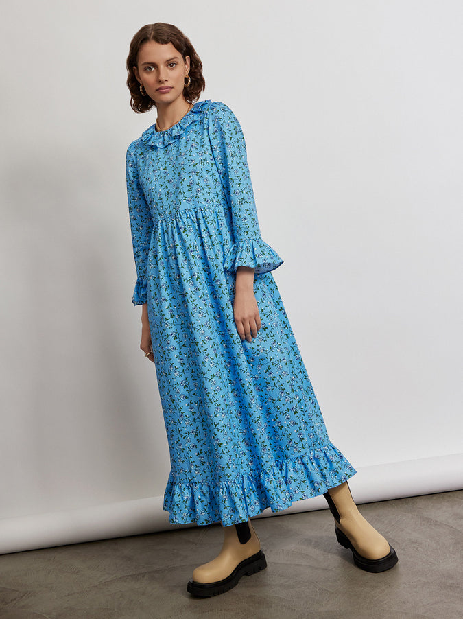 Carrie Frill Neck Dress by KITRI Studio