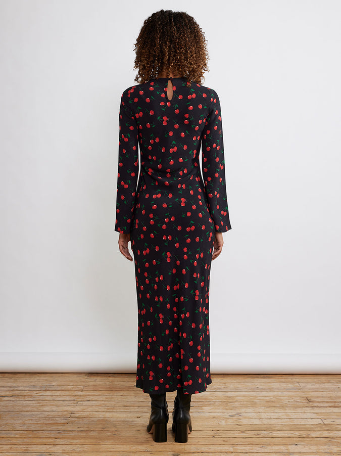 Keira Black Cherry Dress by KITRI Studio by KITRI Studio
