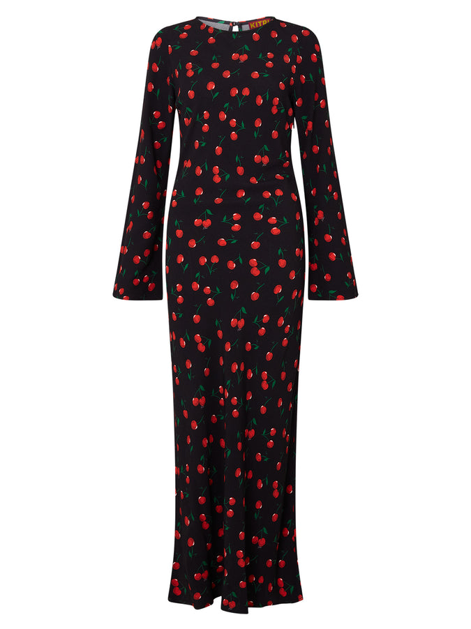Keira Black Cherry Dress by KITRI Studio by KITRI Studio