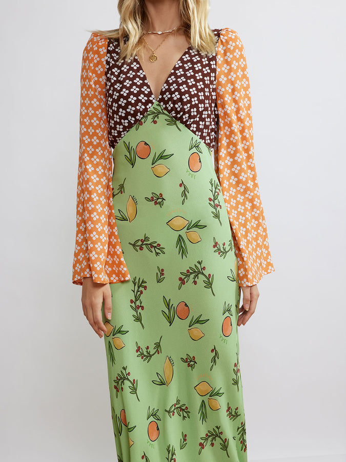 Libby Mixed Print Dress by KITRI Studio