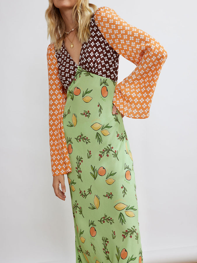 Libby Mixed Print Dress by KITRI Studio