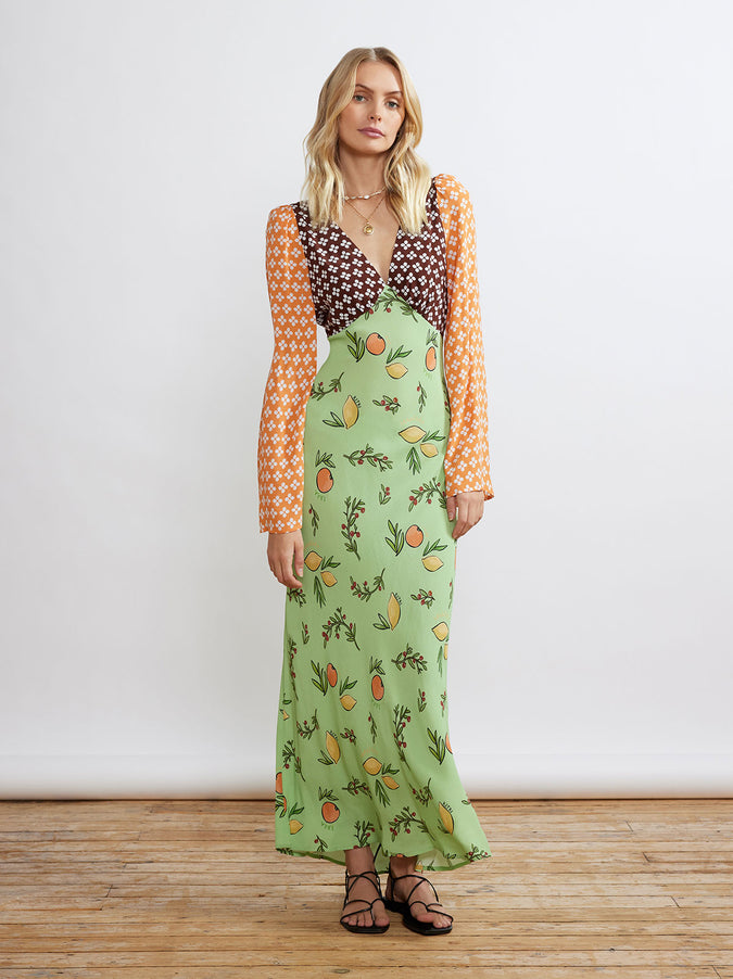 Libby Mixed Print Dress by KITRI Studio