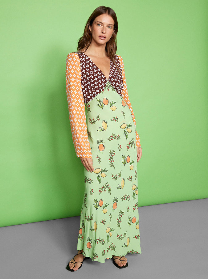 Libby Mixed Print Dress by KITRI Studio