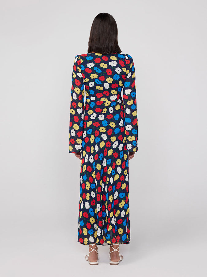Libby Navy Floral Dress by KITRI Studio