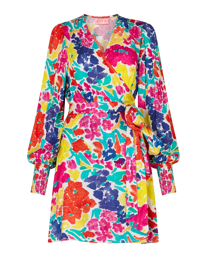 Lise Printed Jacquard Mini Dress by KITRI Studio