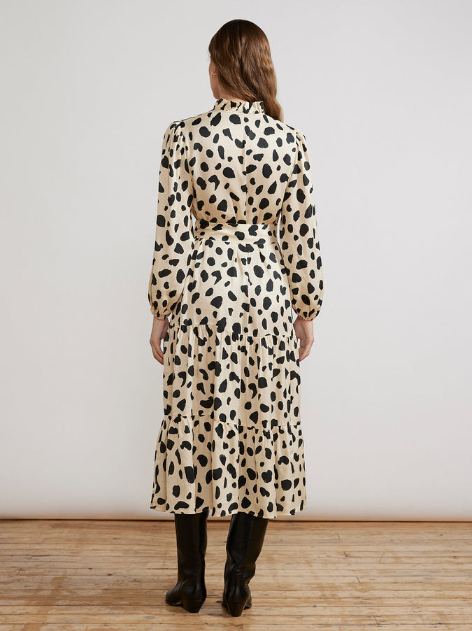 Lori Animal Spot Shirt Dress by KITRI Studio