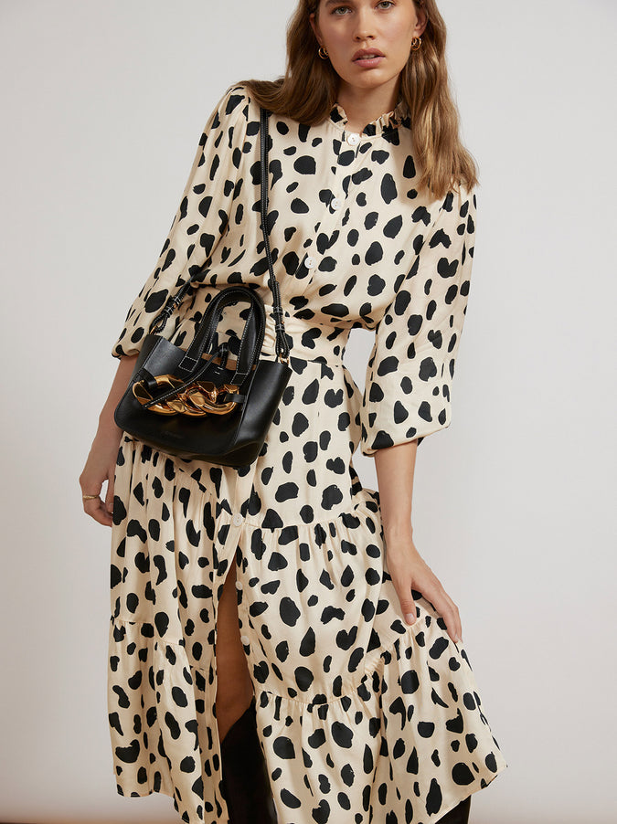 Lori Animal Spot Shirt Dress by KITRI Studio