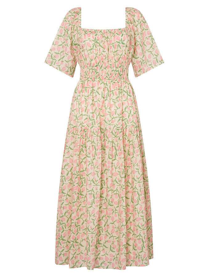 Louisa Tulip Print Maxi Dress