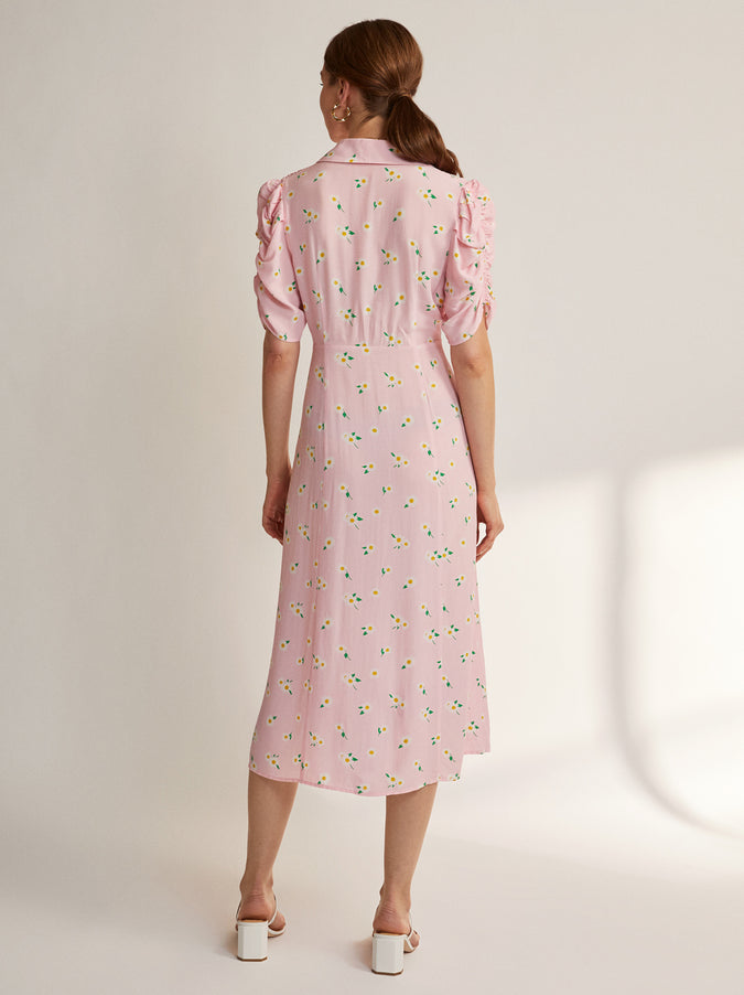 Maguire Pink Floral Dress by KITRI Studio