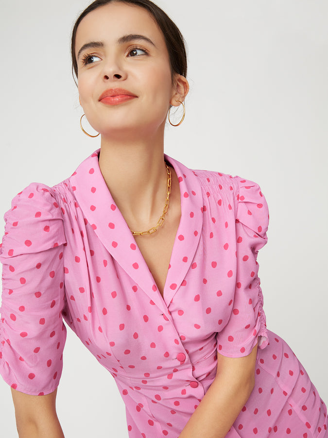 Maguire Polka Dot Tea Dress by KITRI Studio