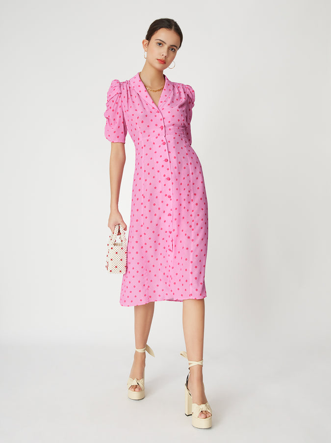 Maguire Polka Dot Tea Dress by KITRI Studio