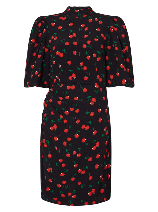 Maisie Black Cherry Mini Dress by KITRI Studio