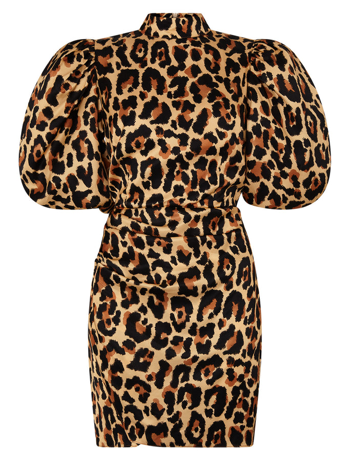 Maisie Leopard Print Mini Dress by KITRI Studio