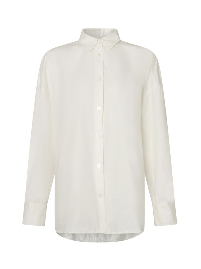 Mariana Ivory Boyfriend Shirt by KITRI Studio