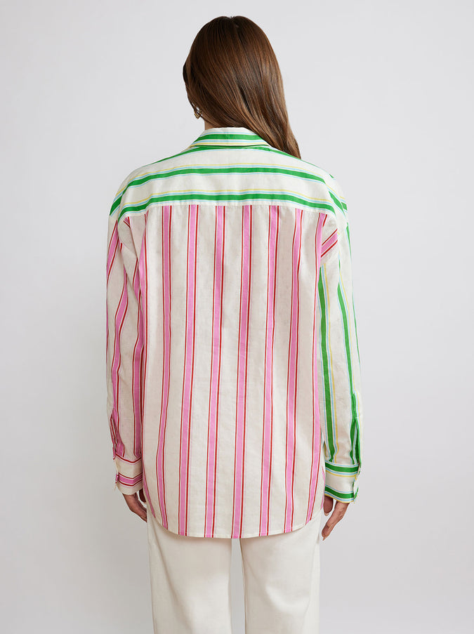 Mariana Multi Stripe Shirt by KITRI Studio