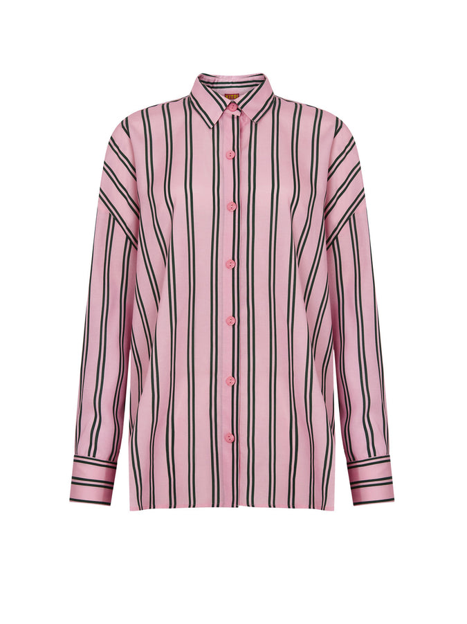 Mariana Palm Springs Stripe Boyfriend Shirt