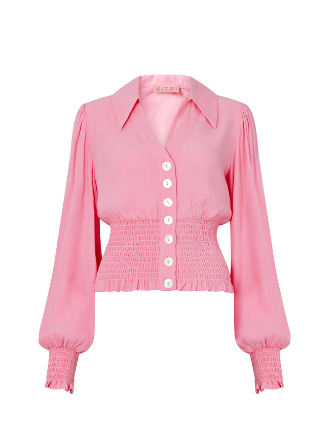 Michelle Pink Vintage Top by KITRI Studio