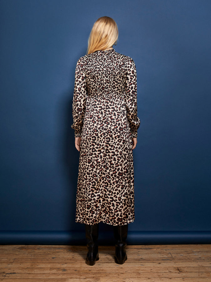 Molly Animal Print Midi Dress by KITRI Studio