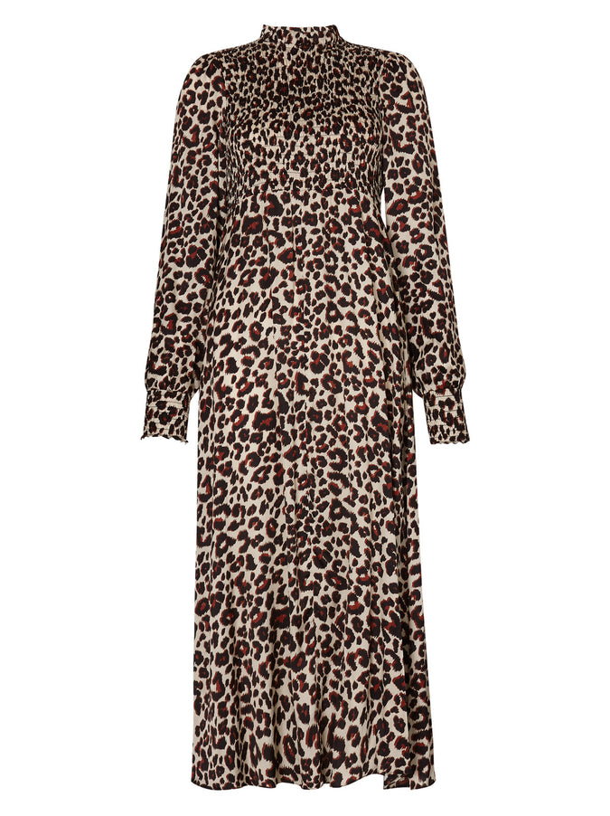 Molly Animal Print Midi Dress by KITRI Studio