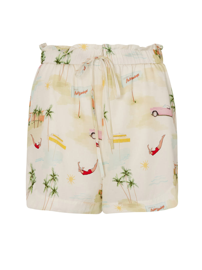 Patricia Palm Springs Print Shorts