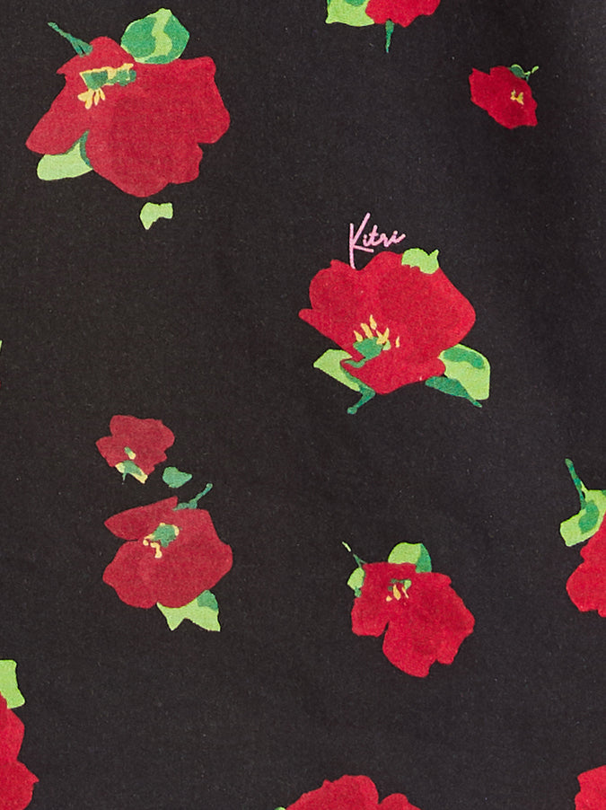 Patricia Black Floral Shorts