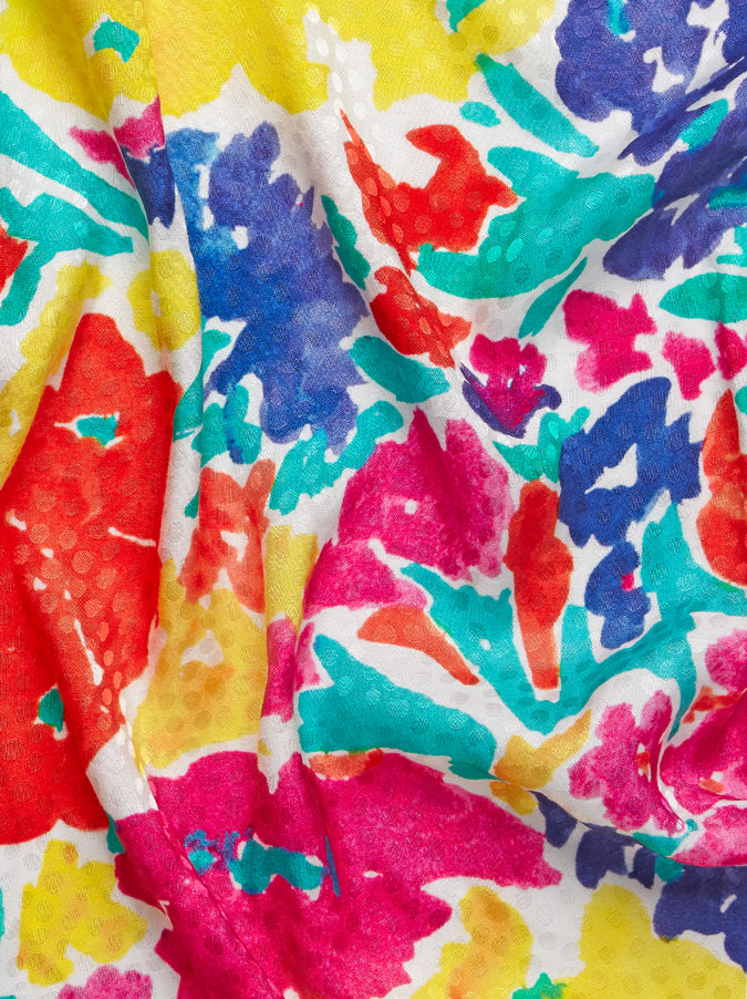 Lise Printed Jacquard Mini Dress swatch by KITRI Studio