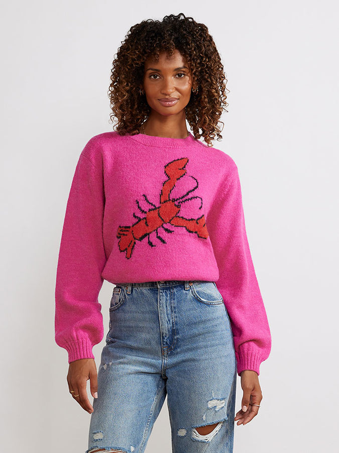 Rowan Lobster Knit Sweater by KITRI Studio