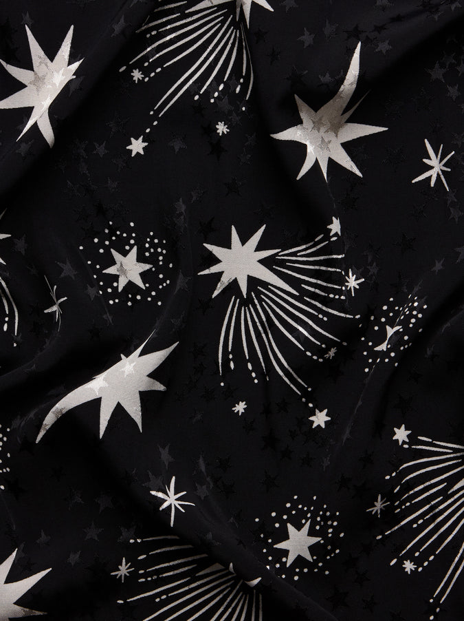 Iris Star Print Midi Dress