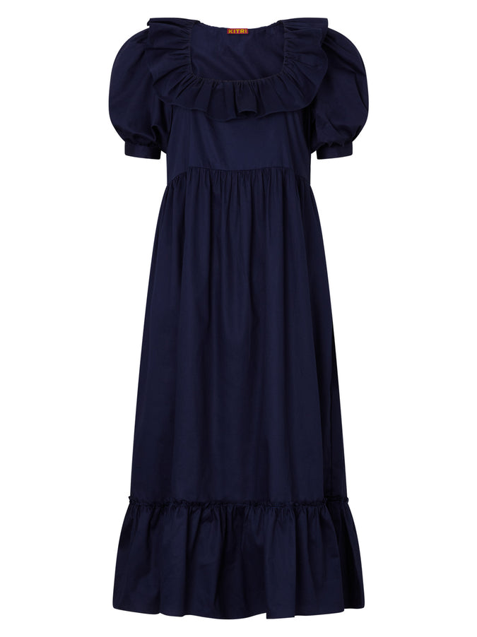 Tammy Navy Cotton Dress