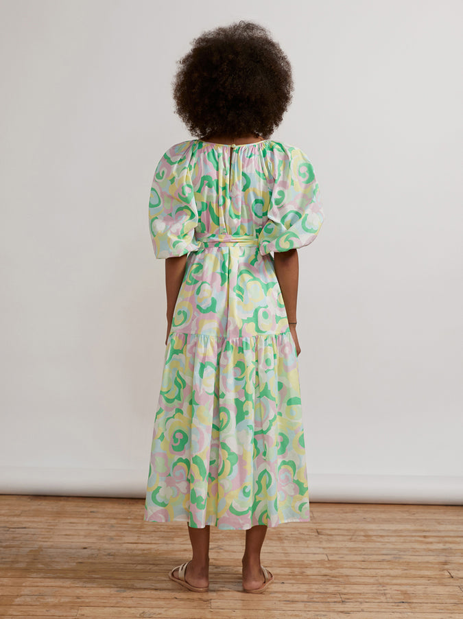 Titania Multi Floral Swirl Dress