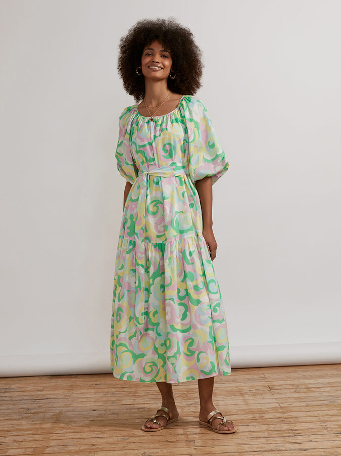 Titania Multi Floral Swirl Dress