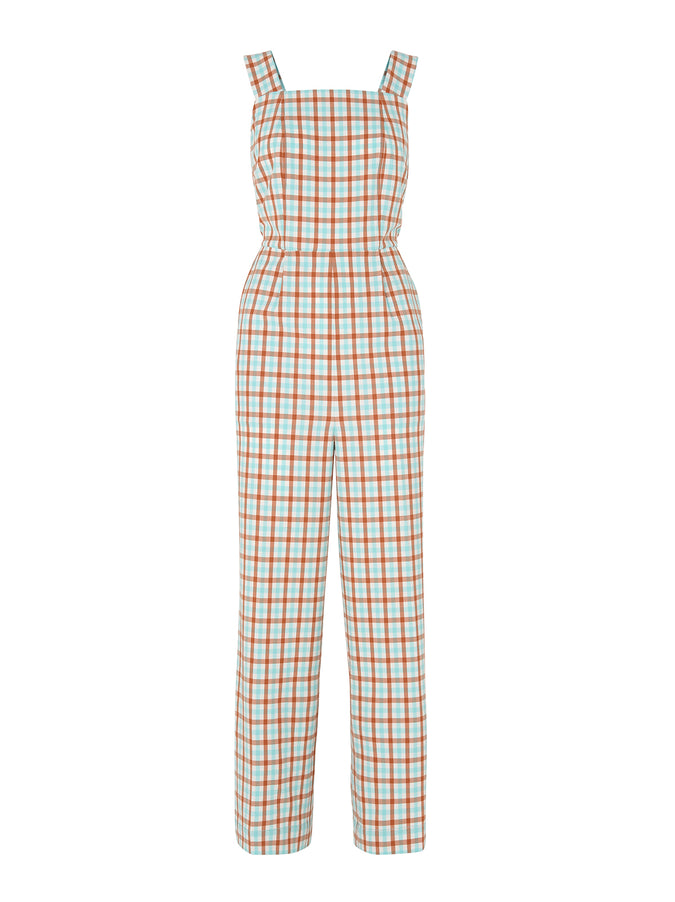 Tamar Tailored Check Jumpsuit by KITRI Studio