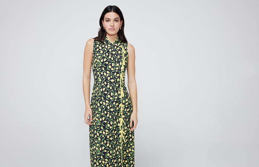 Kitri Ivy Mini Dress in Palm Springs Print – Hampden Clothing