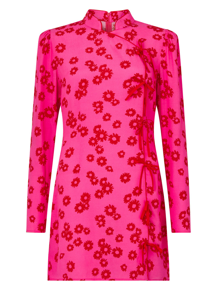 Smocked Silk Georgette Dress, Kate Spade NL in 2023