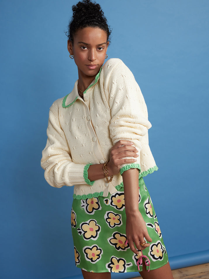 Dolly Ivory Cardigan by KITRI Studio