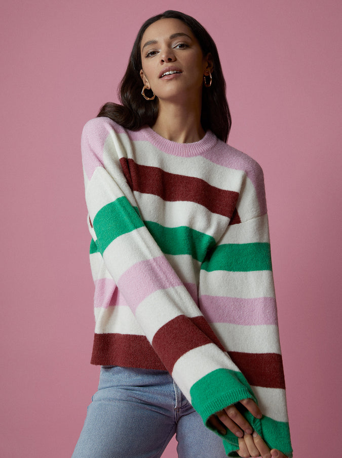 Brooke Striped Sweater by KITRI Studio