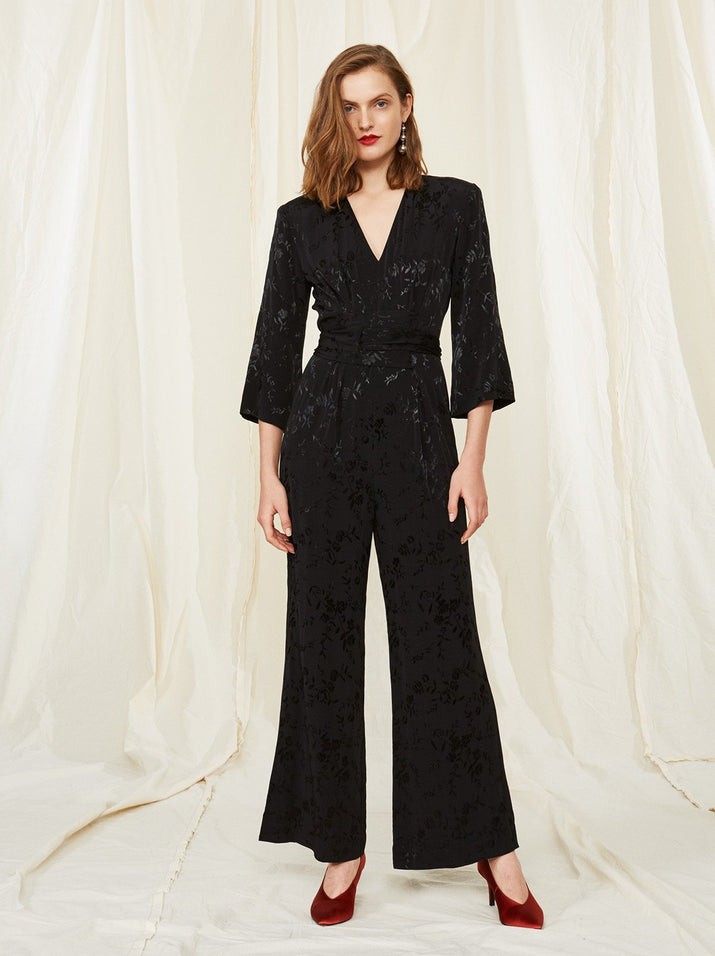 Zenaida Jacquard Jumpsuit